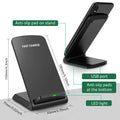 Qi Wireless Fast Charger Charging Pad Stand Dock for Galaxy Phone