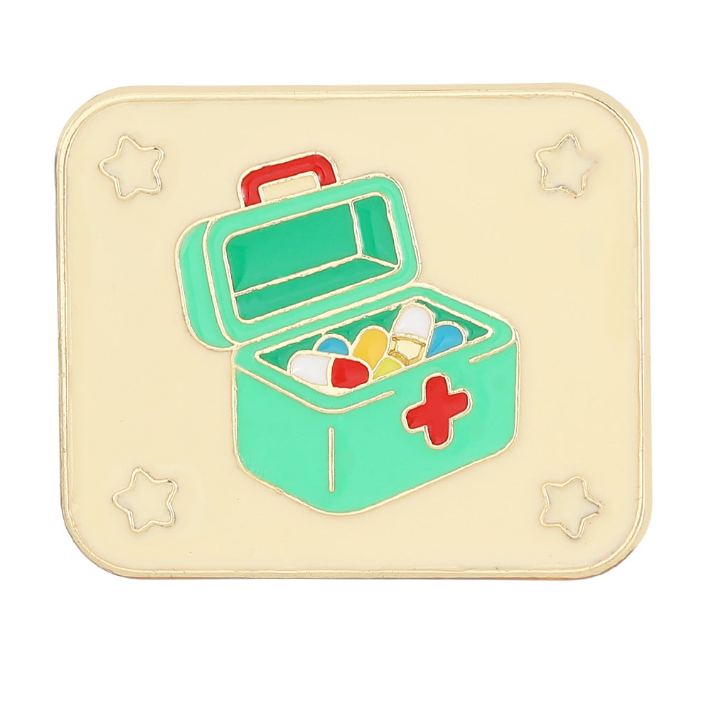 Cartoon créatif Medical Angel Brooch
