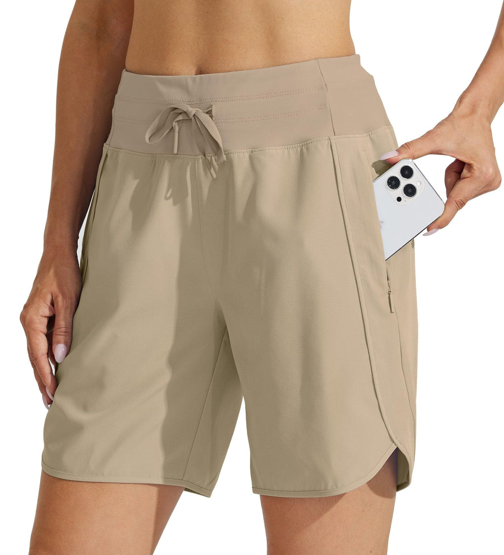 Sports pour femmes Courir Shorts occasionnels Exercice Randonnée Shorts de sport à haute portée