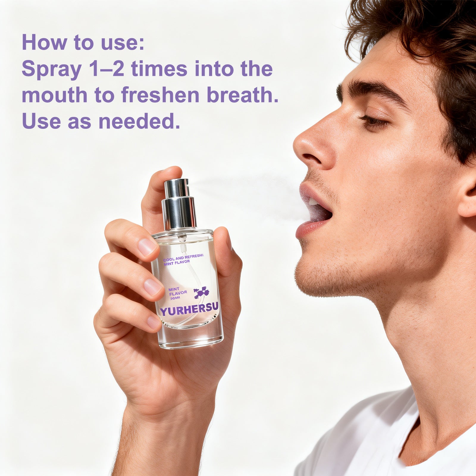 Spray probiotique oral pour améliorer la mauvaise haleine et améliorer les soins buccodentaires