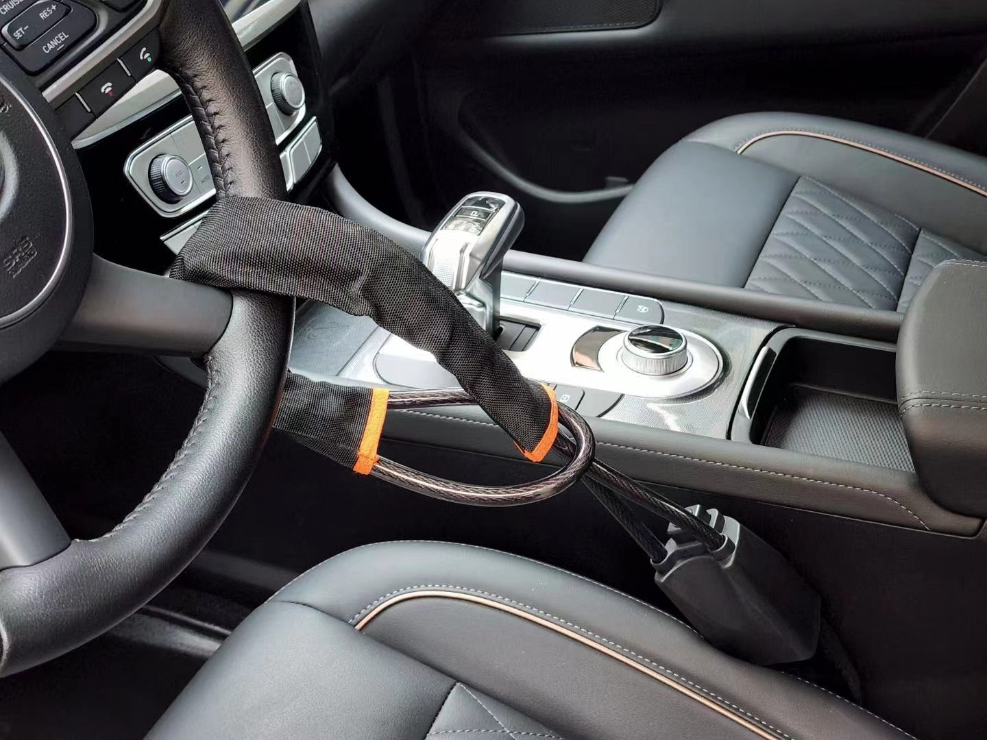 Volant de voiture Rope de roue de câble serrure de sécurité antivol
