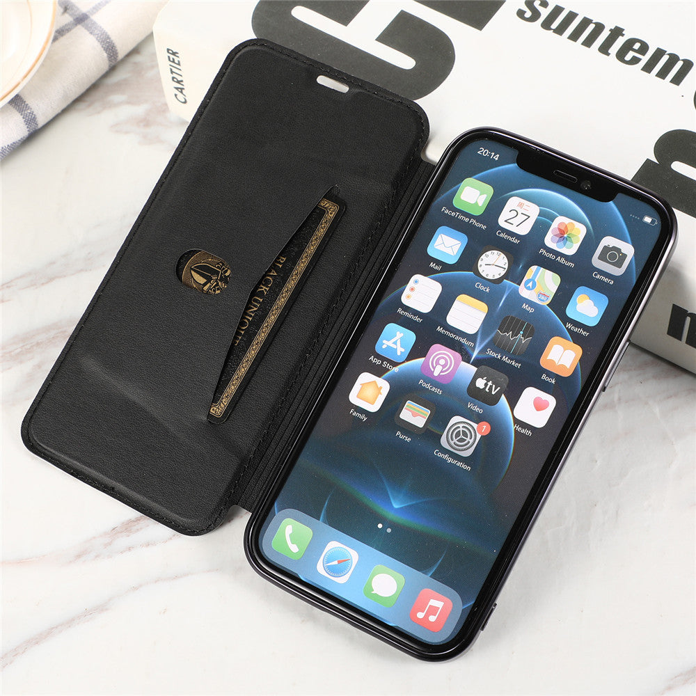 Convient pour compatible avec le support de carte de Holster de téléphone de pointage de marbre iPhone