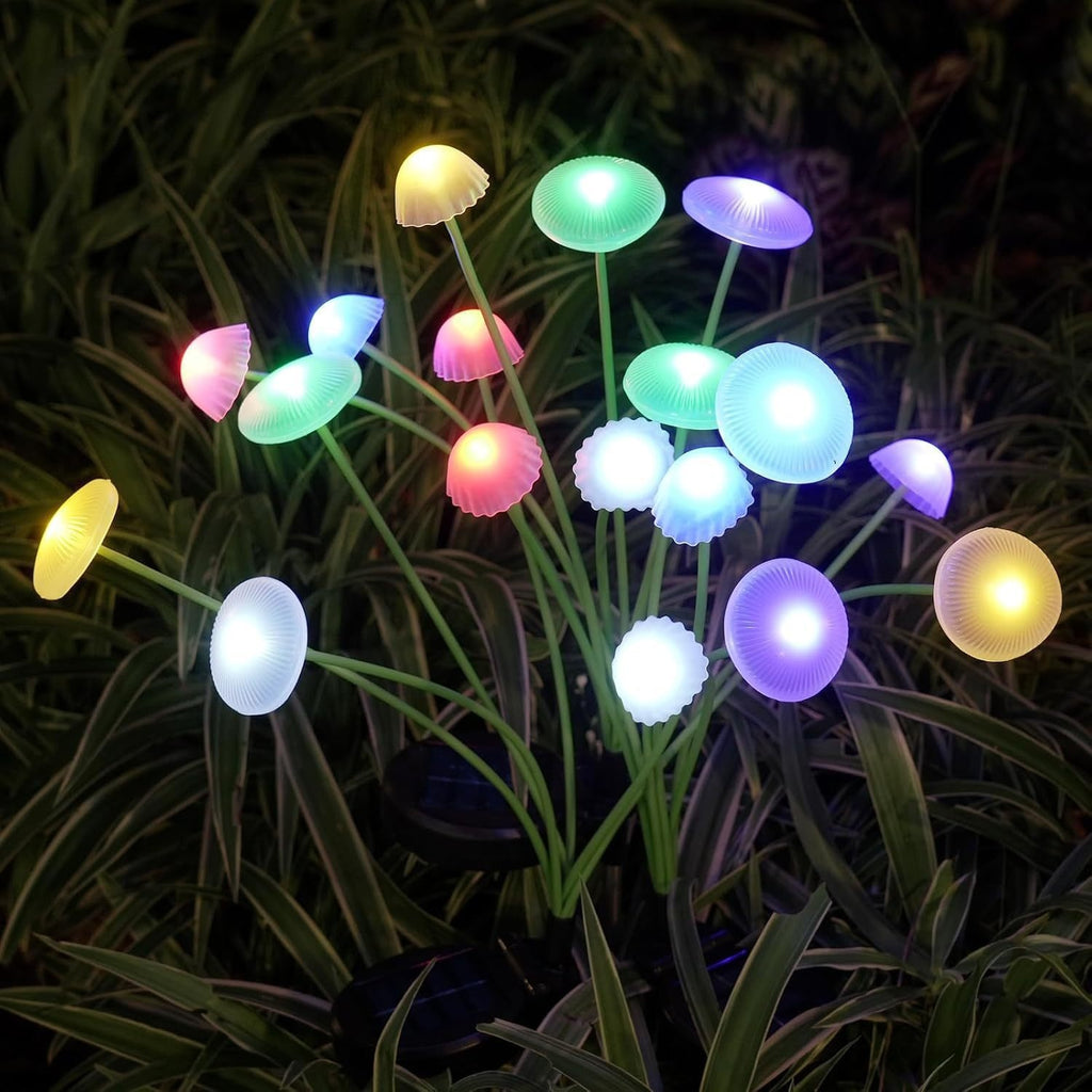 Solaire Jellyfish Lampe Jardin Balcon Décoration Mushroom Sol Outlet Lampe de pelouse