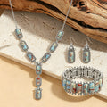 Collier pendentif de Bohemian et bracelet