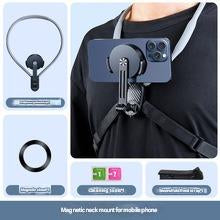 Magnetic Neck Strap Mount for Mobile Live Streaming with Anti-Shake Shooting Original-Angl