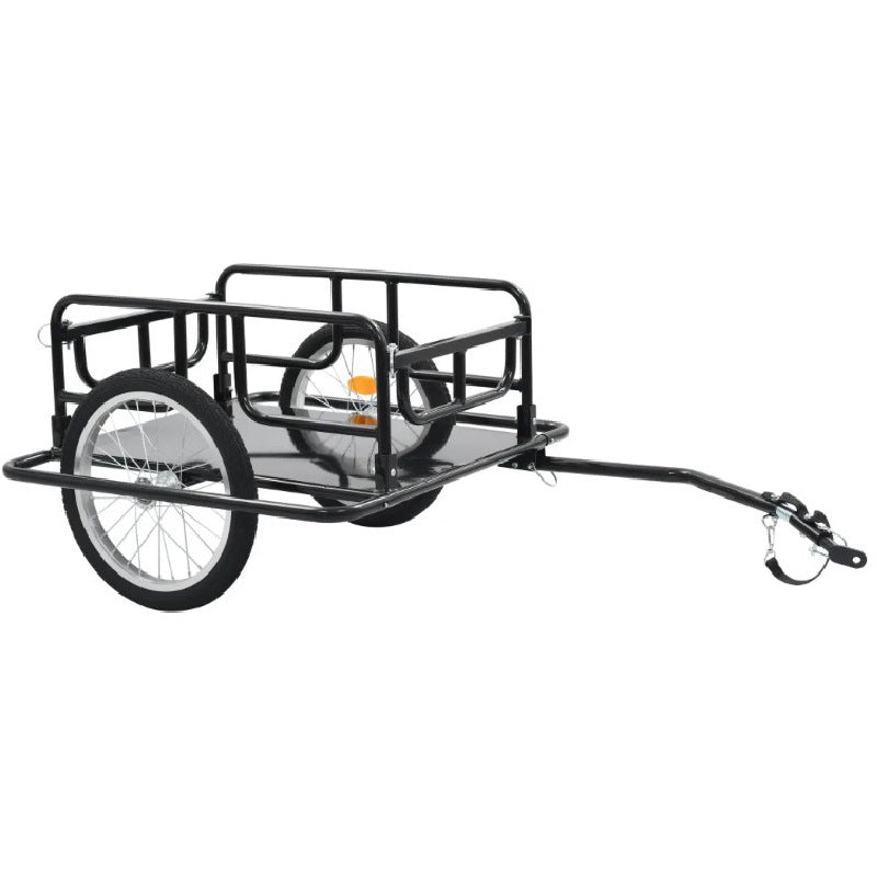 Panier d'outils de traction de remorque à vélo pliable