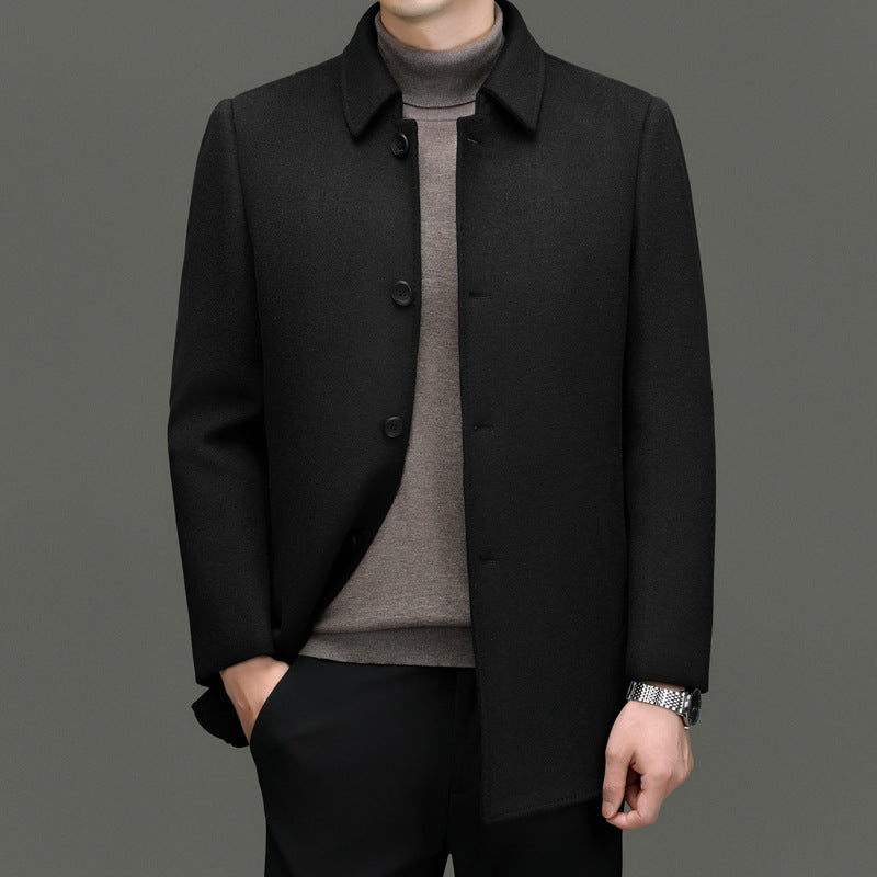 Manteau de laine amovible