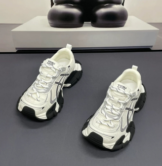 Hommes Mesh Ultra-léger Toe Rond Vintage Détressed Chaussures Casual Sport léger