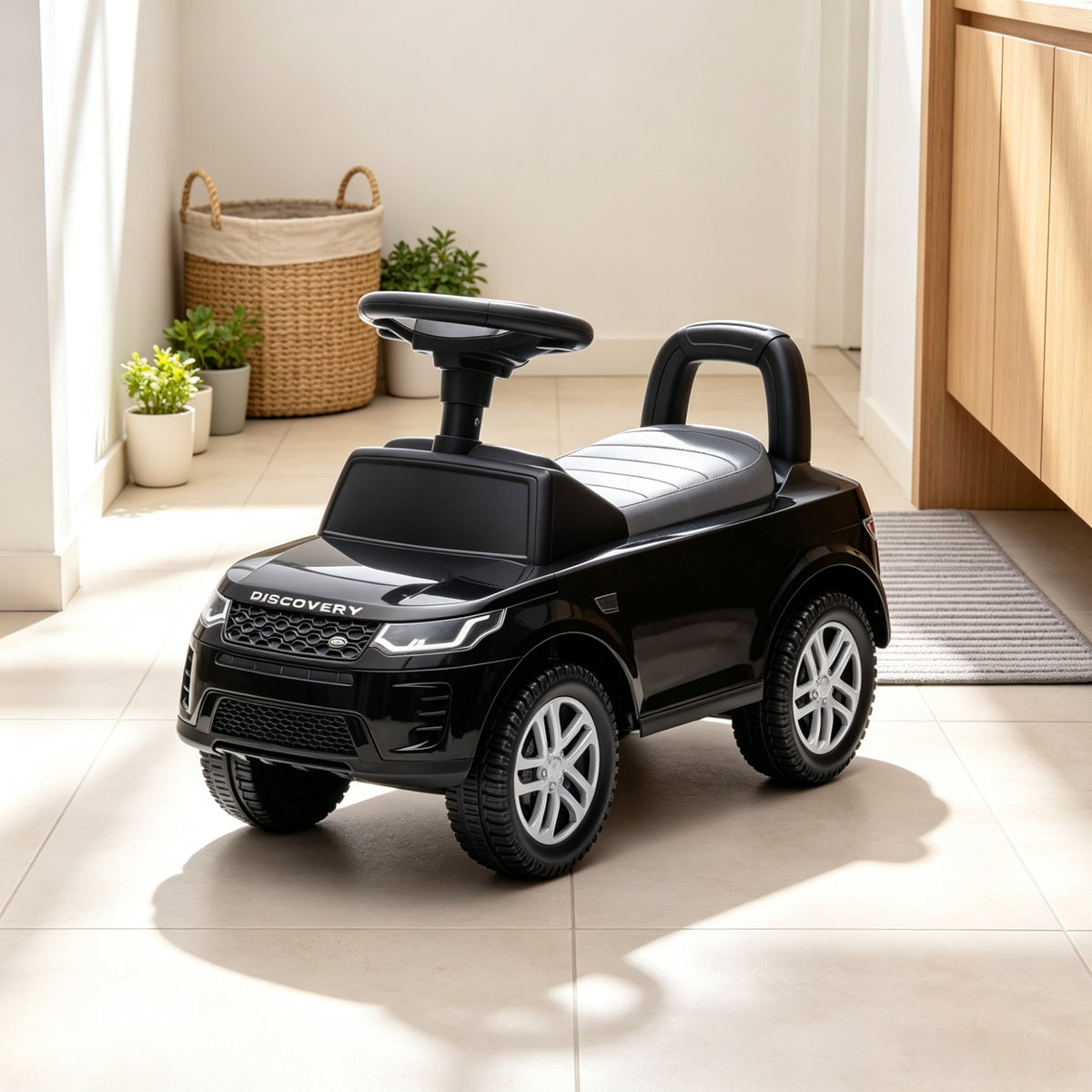 Poussette pour bébé noire