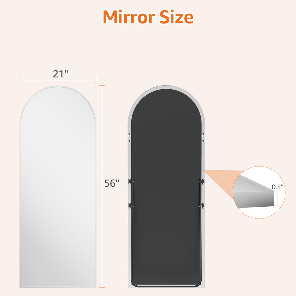 Miroir de pleine longueur Arched