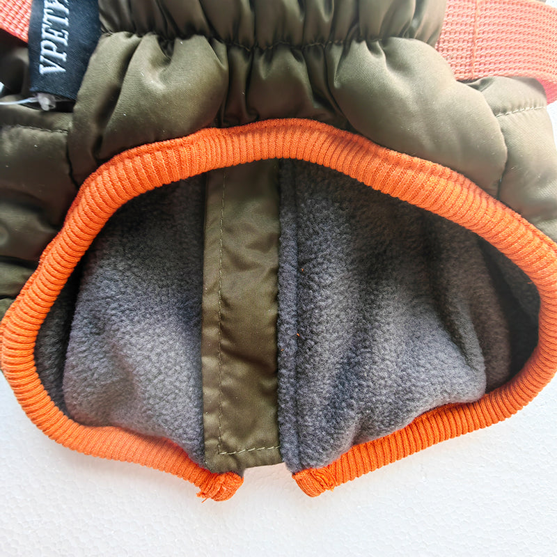 Animaux de compagnie Vêtements d'hiver Plus Velvet épais coton rembourré chien chaud hiver Veste à deux pattes Petit A