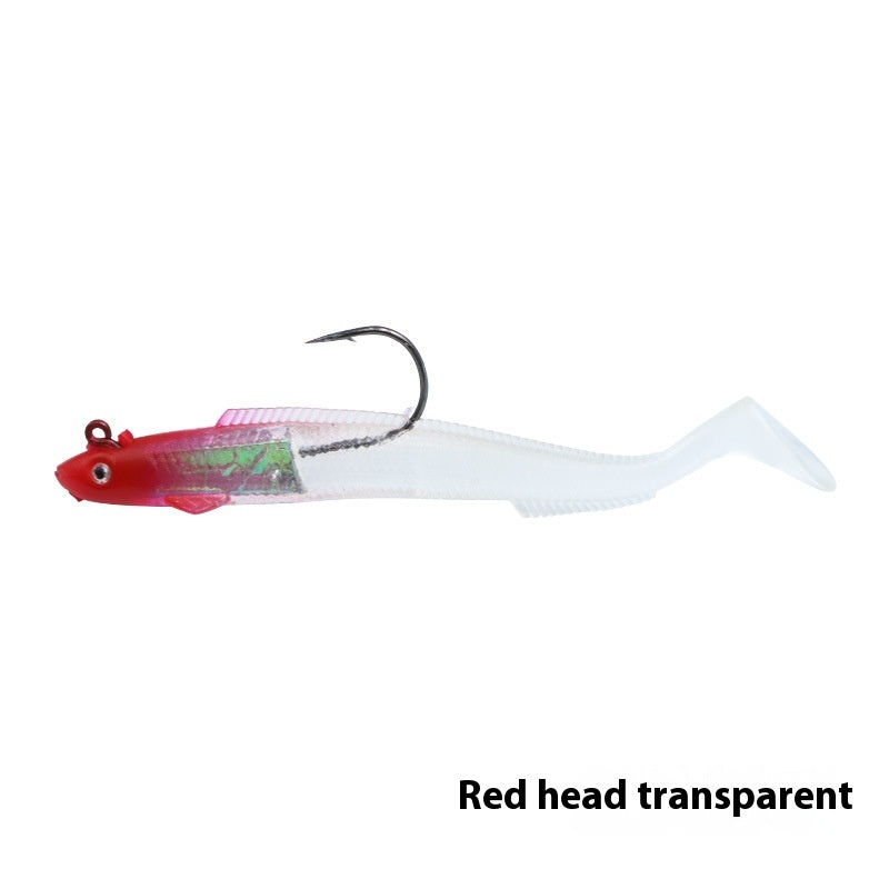 T-tail Soft Fish Jig Hook Lure Lure artificielle