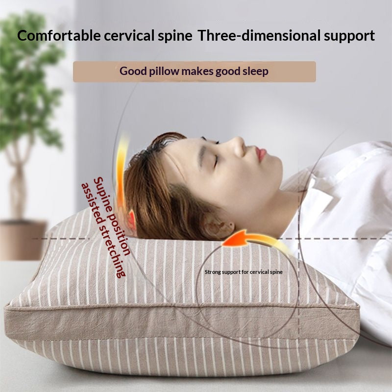 Cotton Buckwheat Oreiller Cervical Support Oreiller Insert