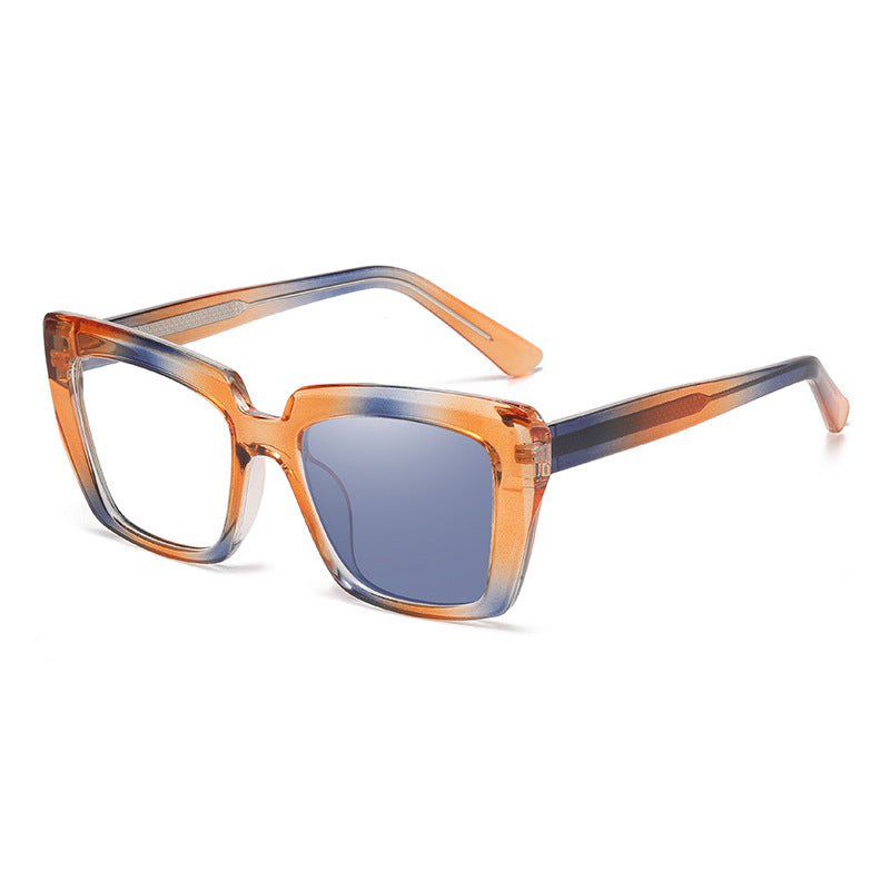 Lunettes de soleil de style européen et américain avec verres à changement de couleur