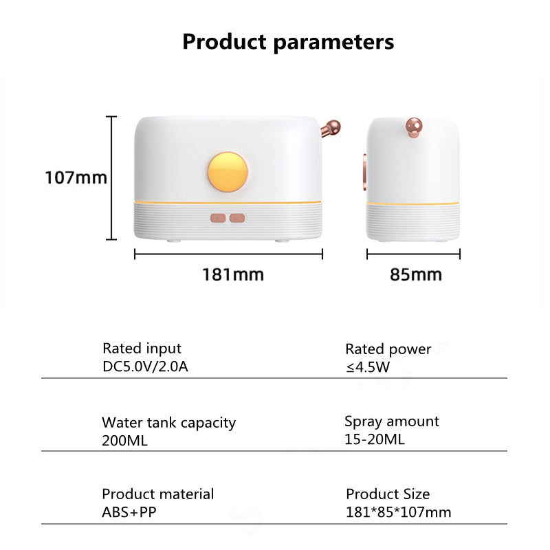 Simulation Flame Usb Humidificateur Home Desktop Fragrance Diffuseur