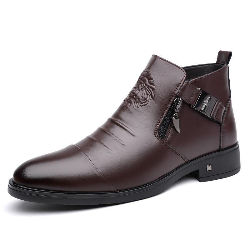Bottes de cheville Trendy Retro avec chaînes latérales