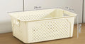 Panier de rangement multifonction couleur de crème-29 * 19.5 *11,6cm-1 pièce