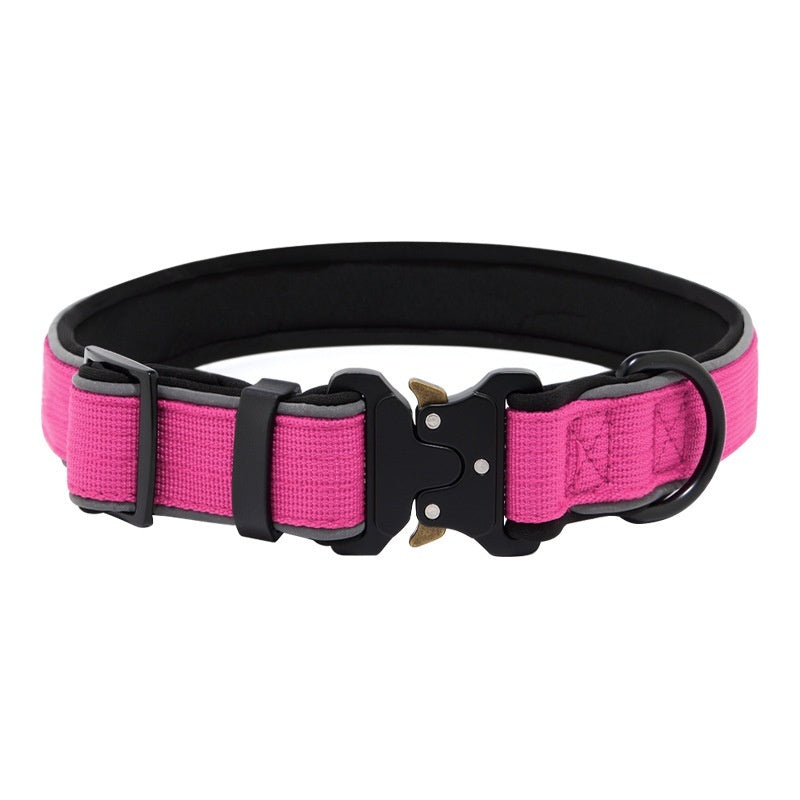 Collier de chien tactiqueHarness réfléchissant réglable