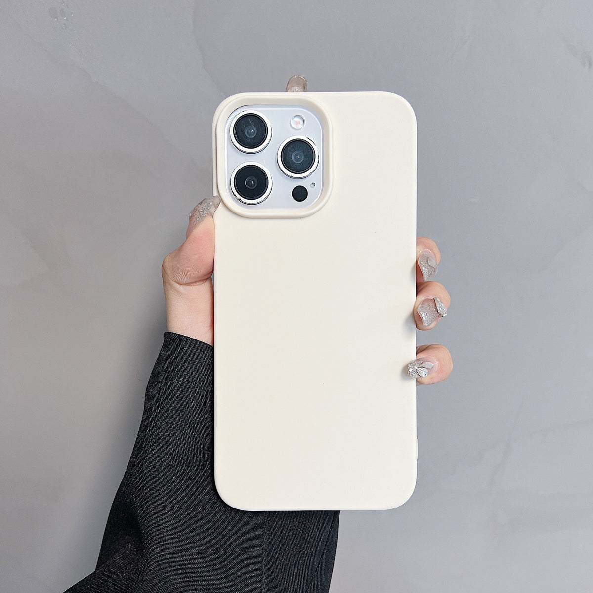 Solid Color Demi-paquet Skin Feeling Matte Cover Protection Case