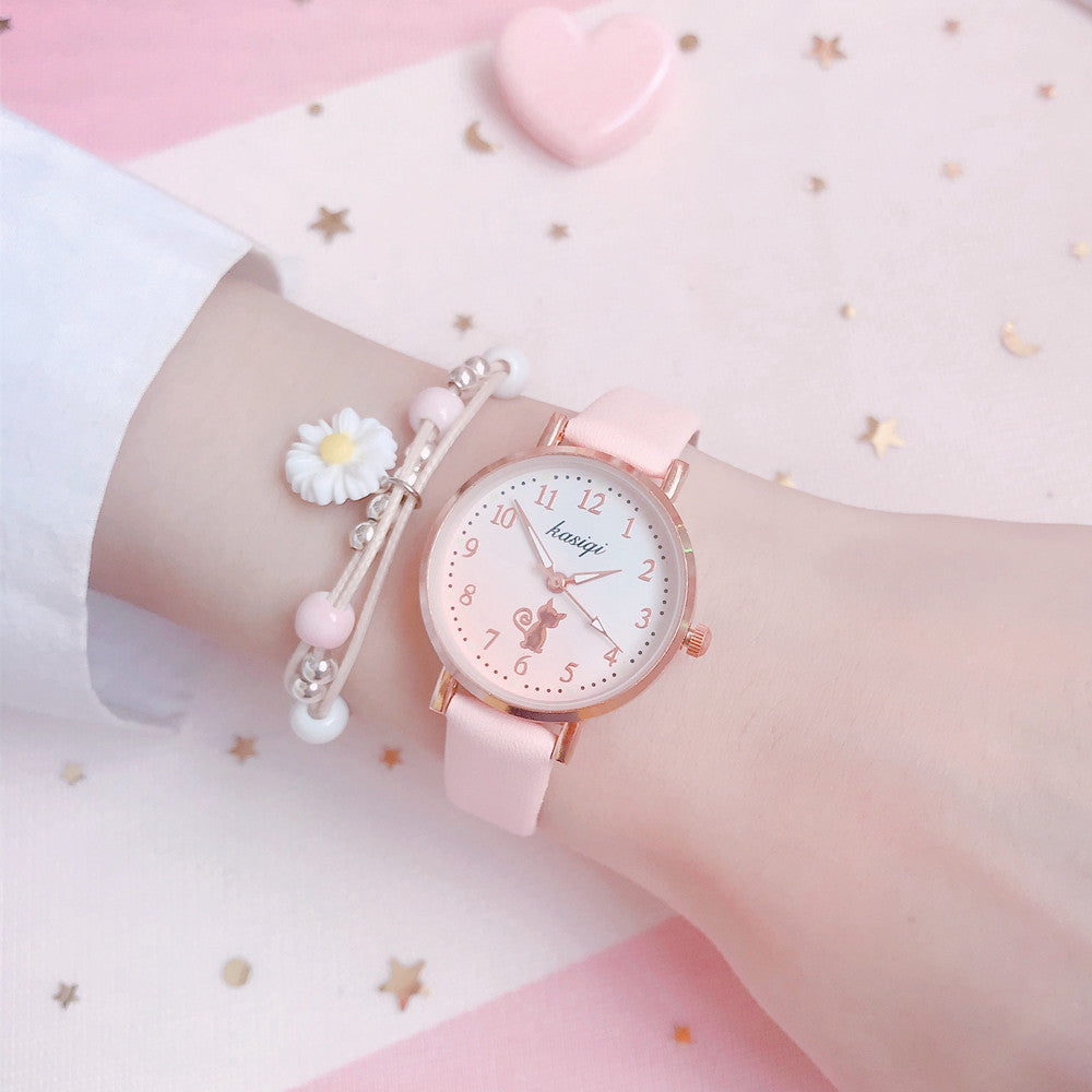 Montre pour enfants analogique de style coréen