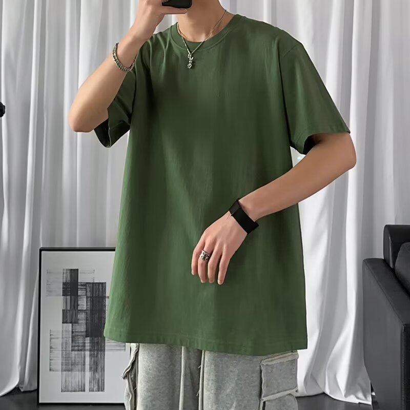 T-shirt à manches courtes de couleur candy pour homme