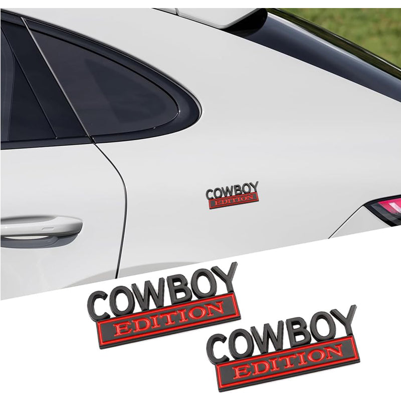 2pack Cowboy Edition Emblems