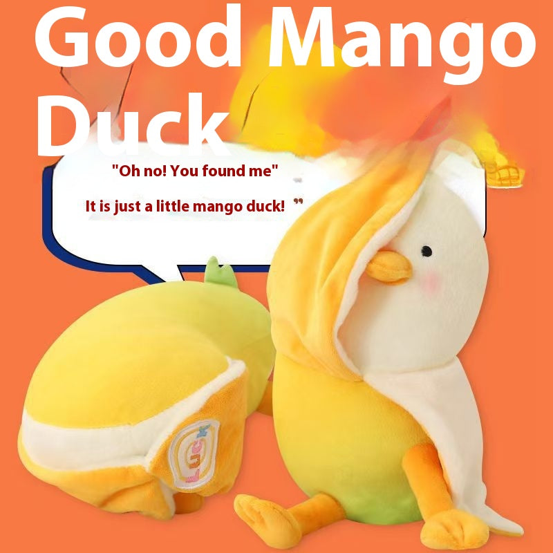 Jouet de poulet en peluche de mangue Peeling cartoon Poupée