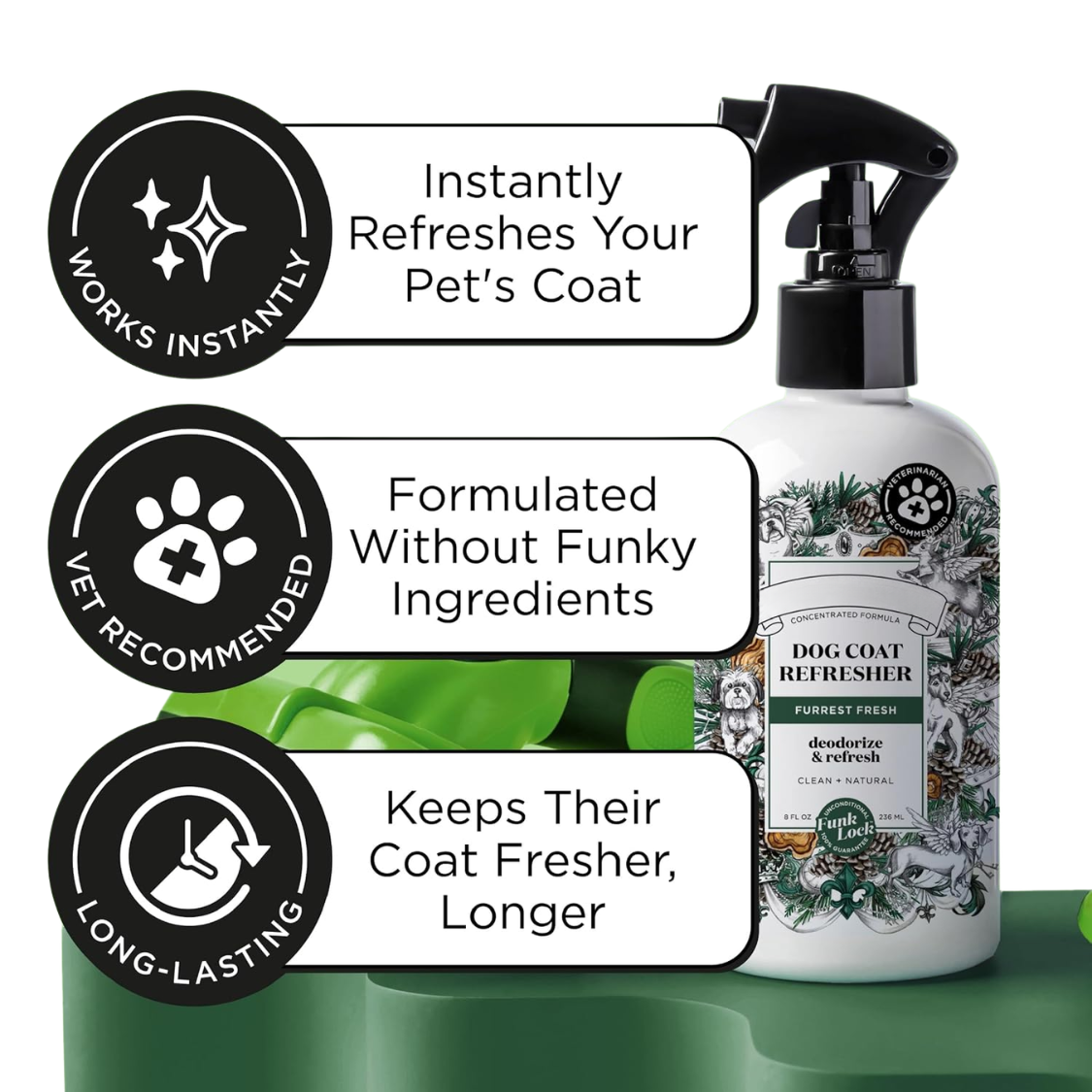 Spray désodorisant pour chien frais Furrest