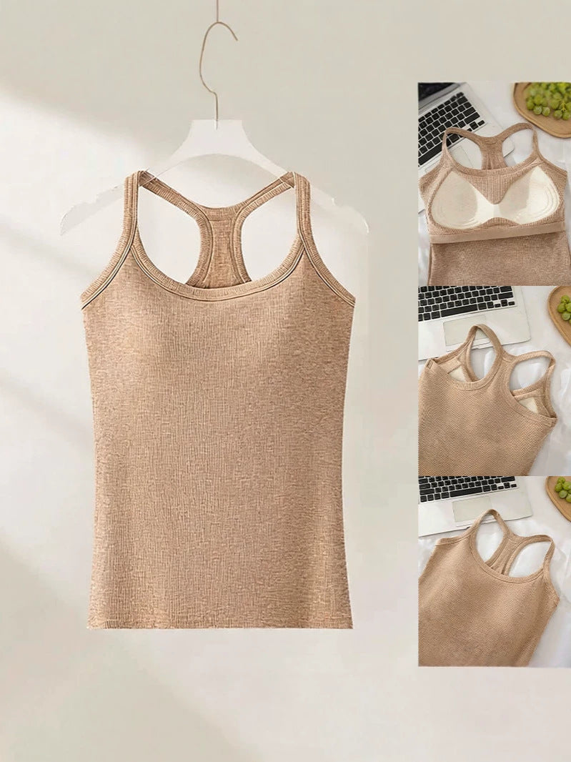 Commerce extérieur avec des tanks côtelés de style Bra