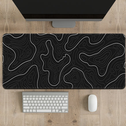 Résumé Rationalisé Ligne-pattern Non-dérapant Grande Mouse Pad