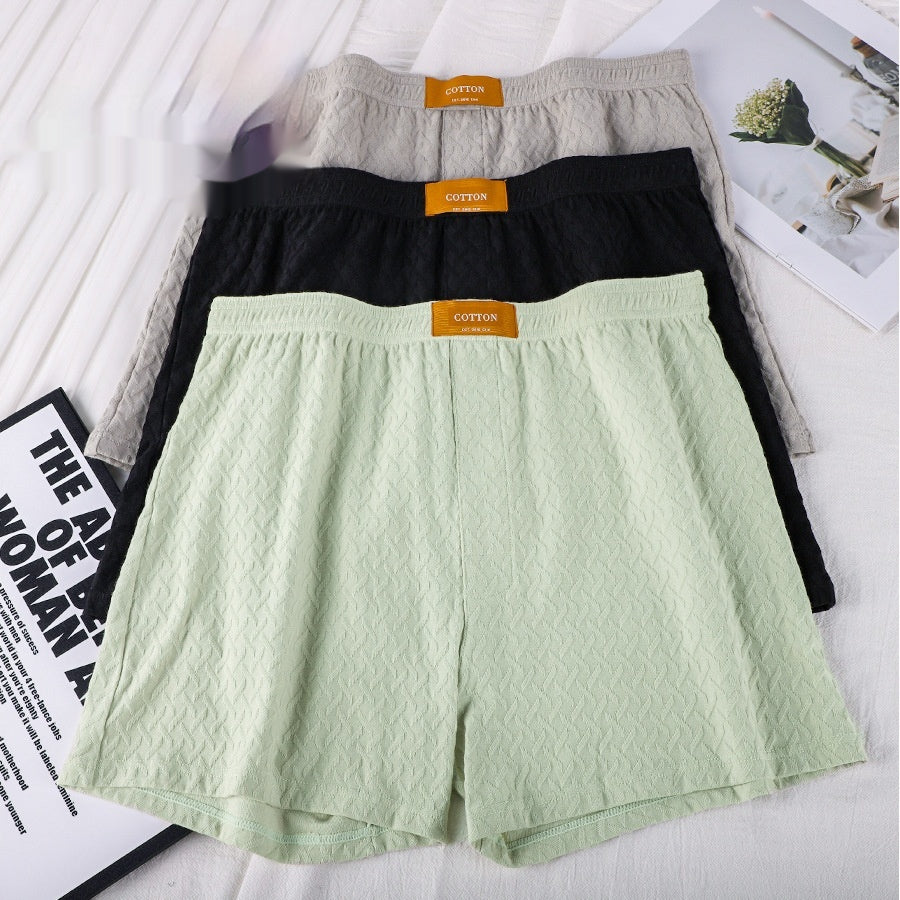 Hommes Solide-couleur Taille moyenne Texturé Boxer Slips