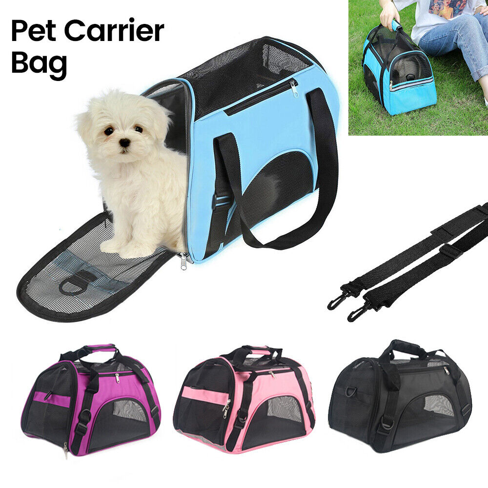 Grand sac de transport d'animaux de compagnie AVC Portable Soft Fabric Pold Dog Chat Puppy Travel Bag