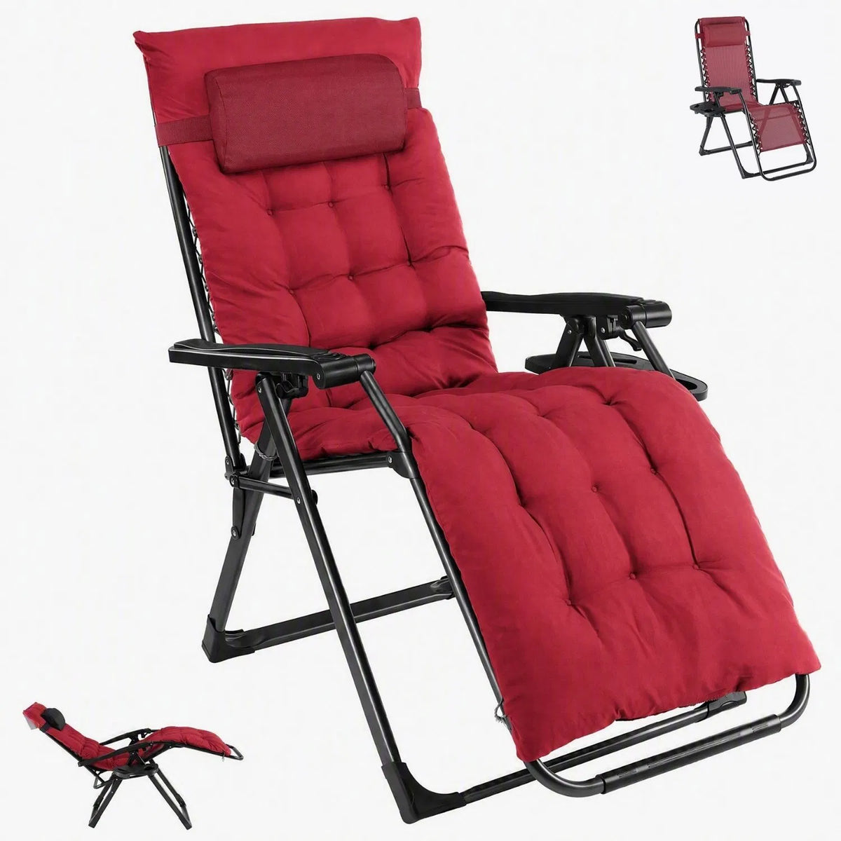 Chaise Zero Gravity avec coussin