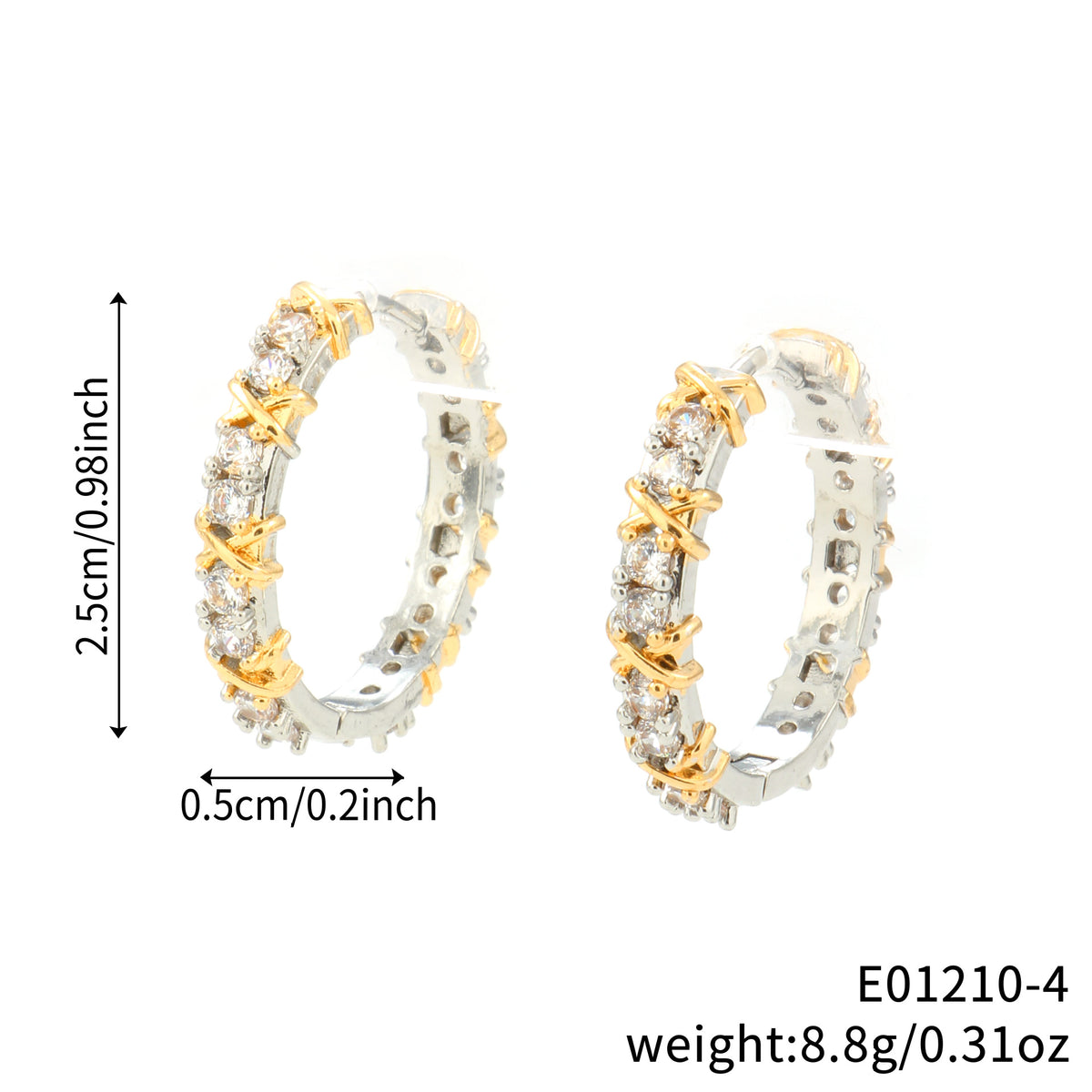Boucles d'oreilles haut de gamme mode Niche