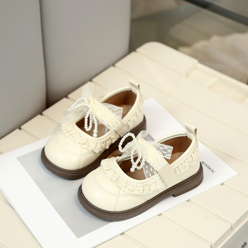 Printemps coréen Style filles Chaussures en cuir