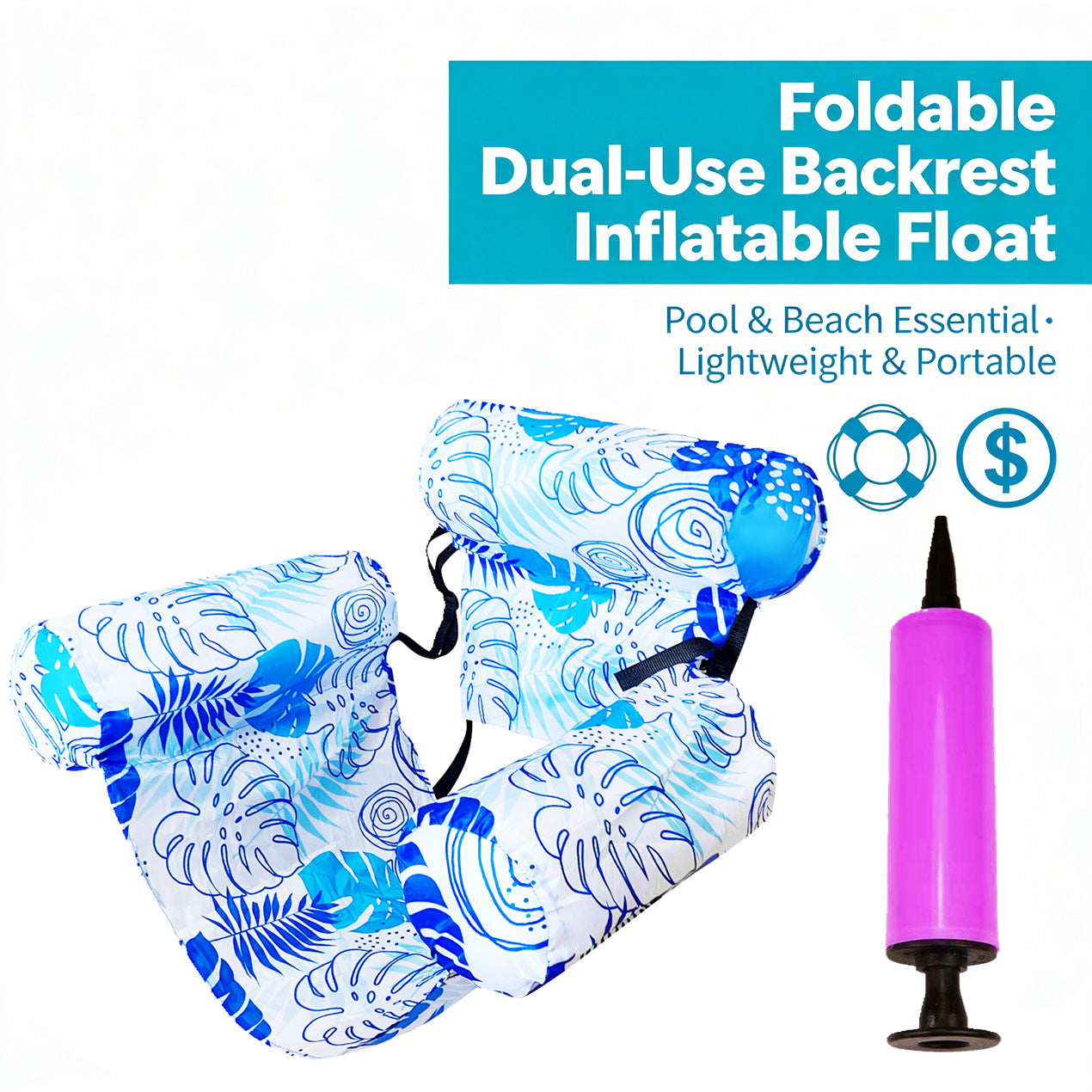 Siège gonflable à eau Lit flottant