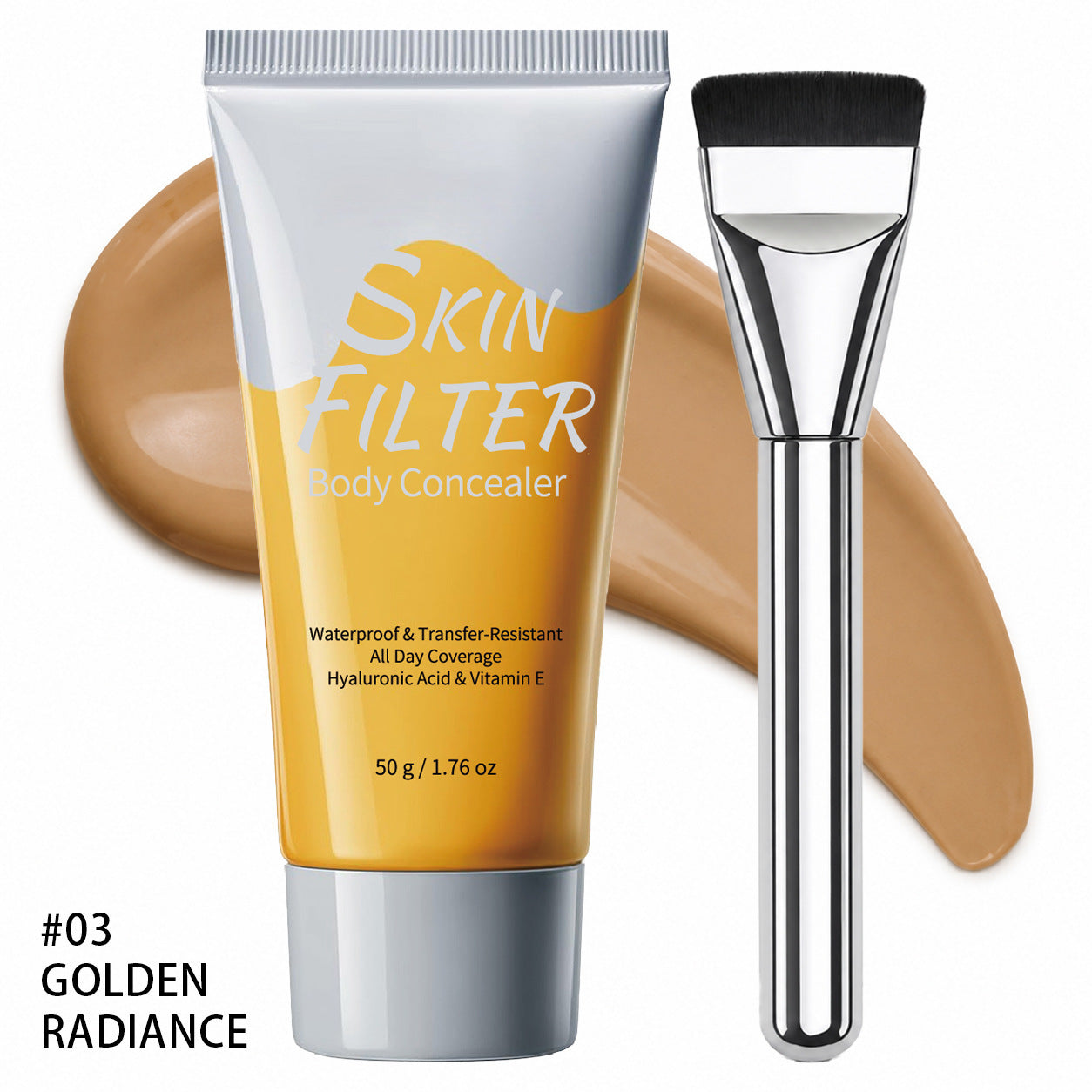 Éclairage de base de maquillage et crème isolante