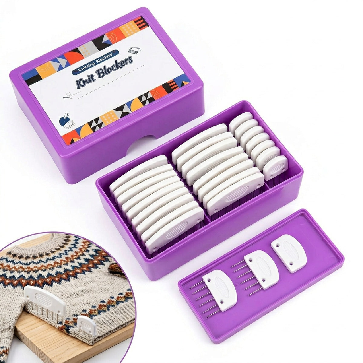 Set d'aiguille de tricotage de 20 pièces