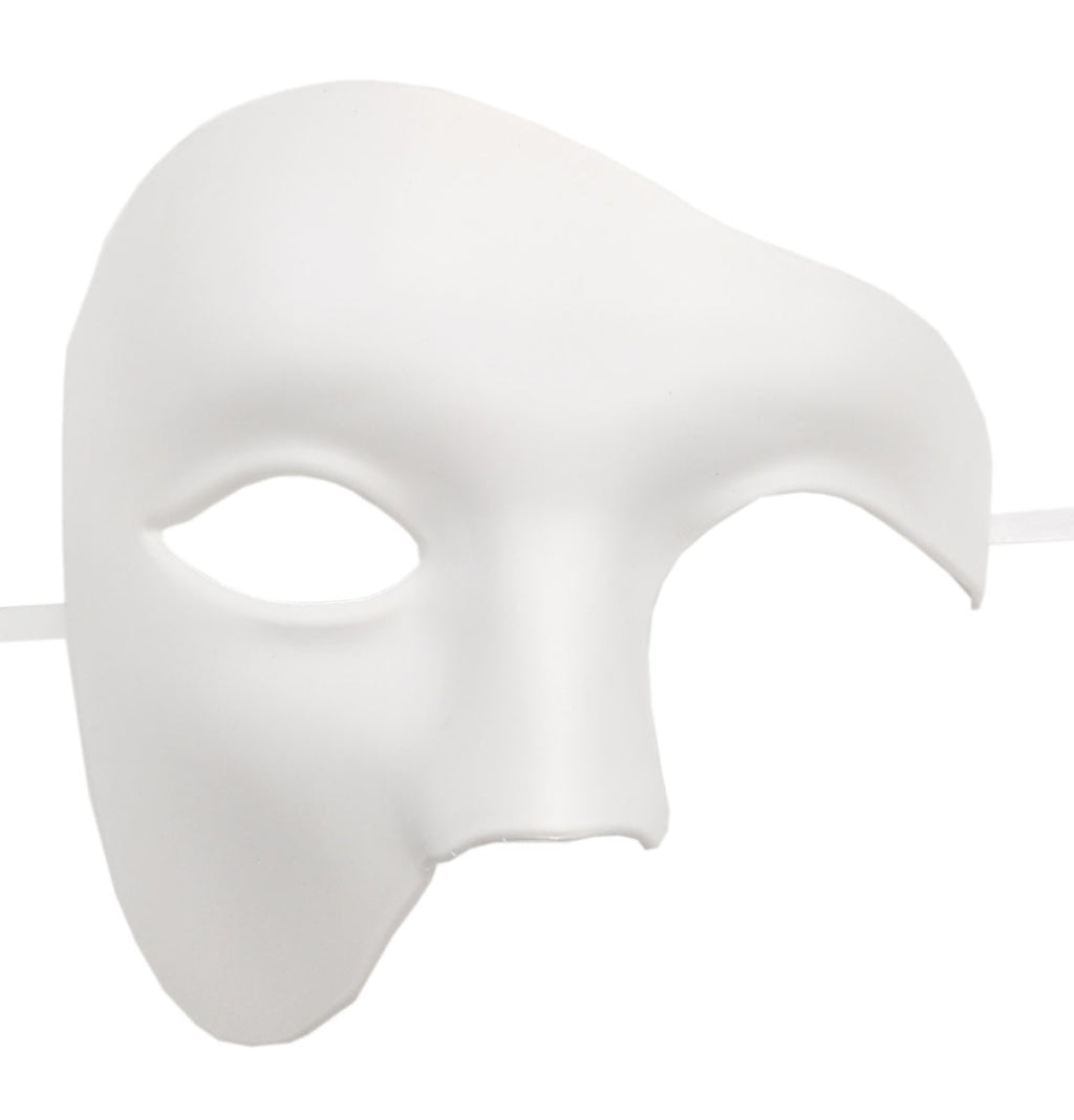 Masque de fête antique avec un seul oeil et demi face latérale
