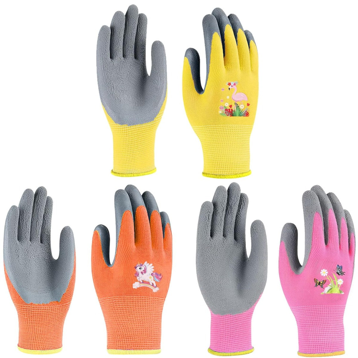 3 paires de petits gants de jardinage – Stretchy Fit