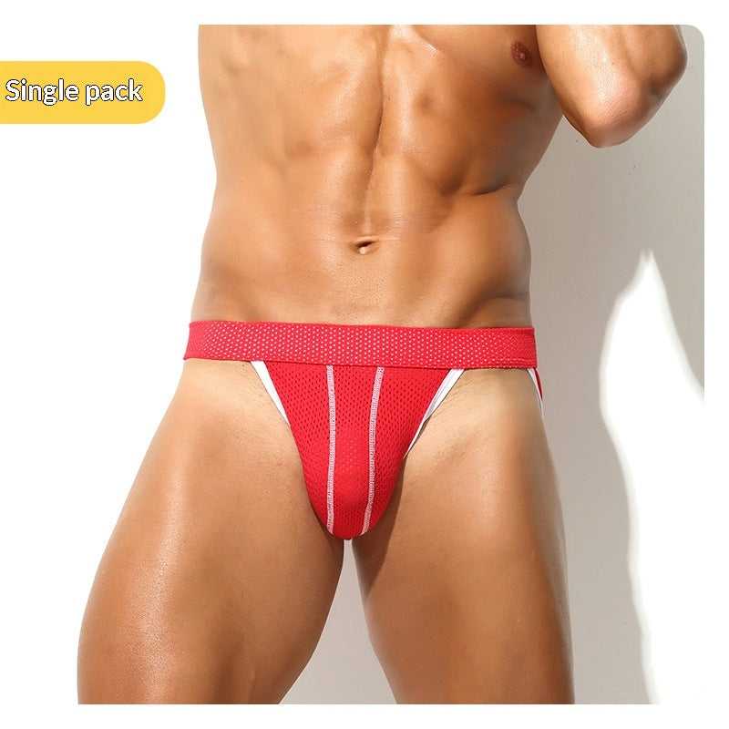 Sexy Hommes Sous-vêtements Low-rise Breathable Mesh Slips