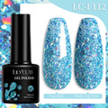 Jeu populaire Glitter Colle d'ongle de couleur solide
