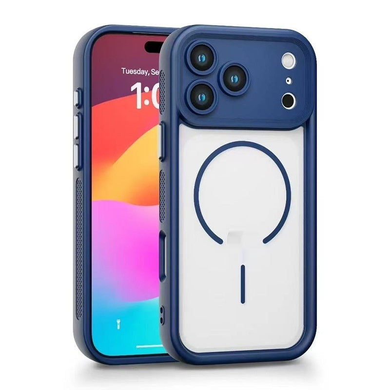 Convient pour 17 cas de téléphone gelé magnétique peau absorbante housse souple