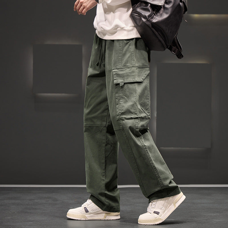 En automne et en hiver, les pantalons de fret surdimensionnés