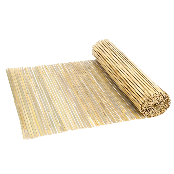 6 Ft X 13 Ft Écran de confidentialité de bambou naturel