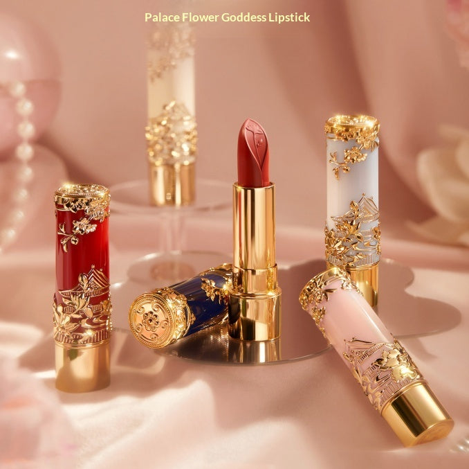 L'ensemble cadeau de maquillage de rouge à lèvres de la déesse de la fleur de ville interdite