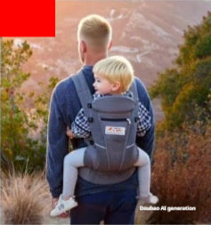 Porte-bébé respirant quatre saisons pour les voyages en plein air et les promenades avec votre enfant