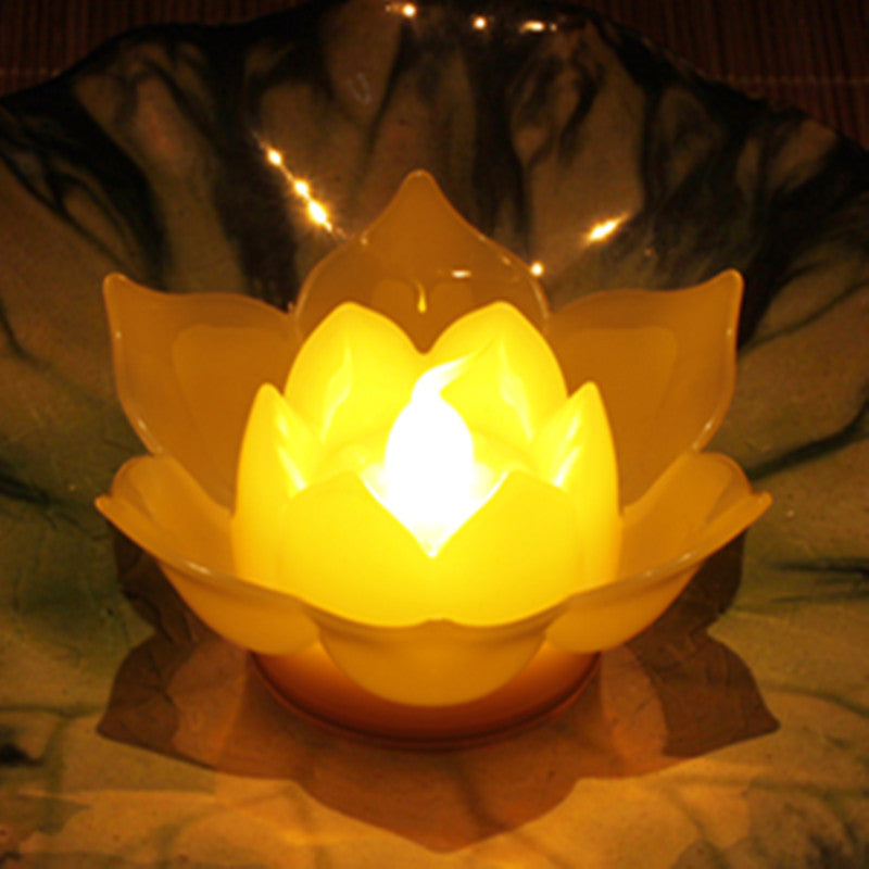 Plastique électronique Big Lotus avec lampe à batterie