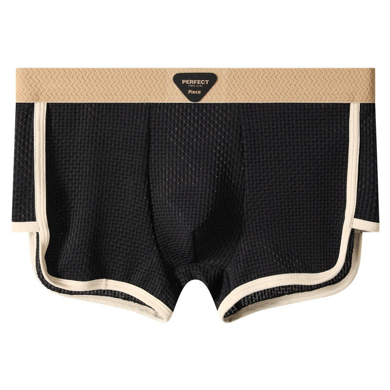 Slips de boxeur à fléchettes hommes en soie glacée