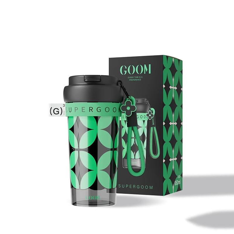 Bouteille d'eau en plastique élégant pour les filles été